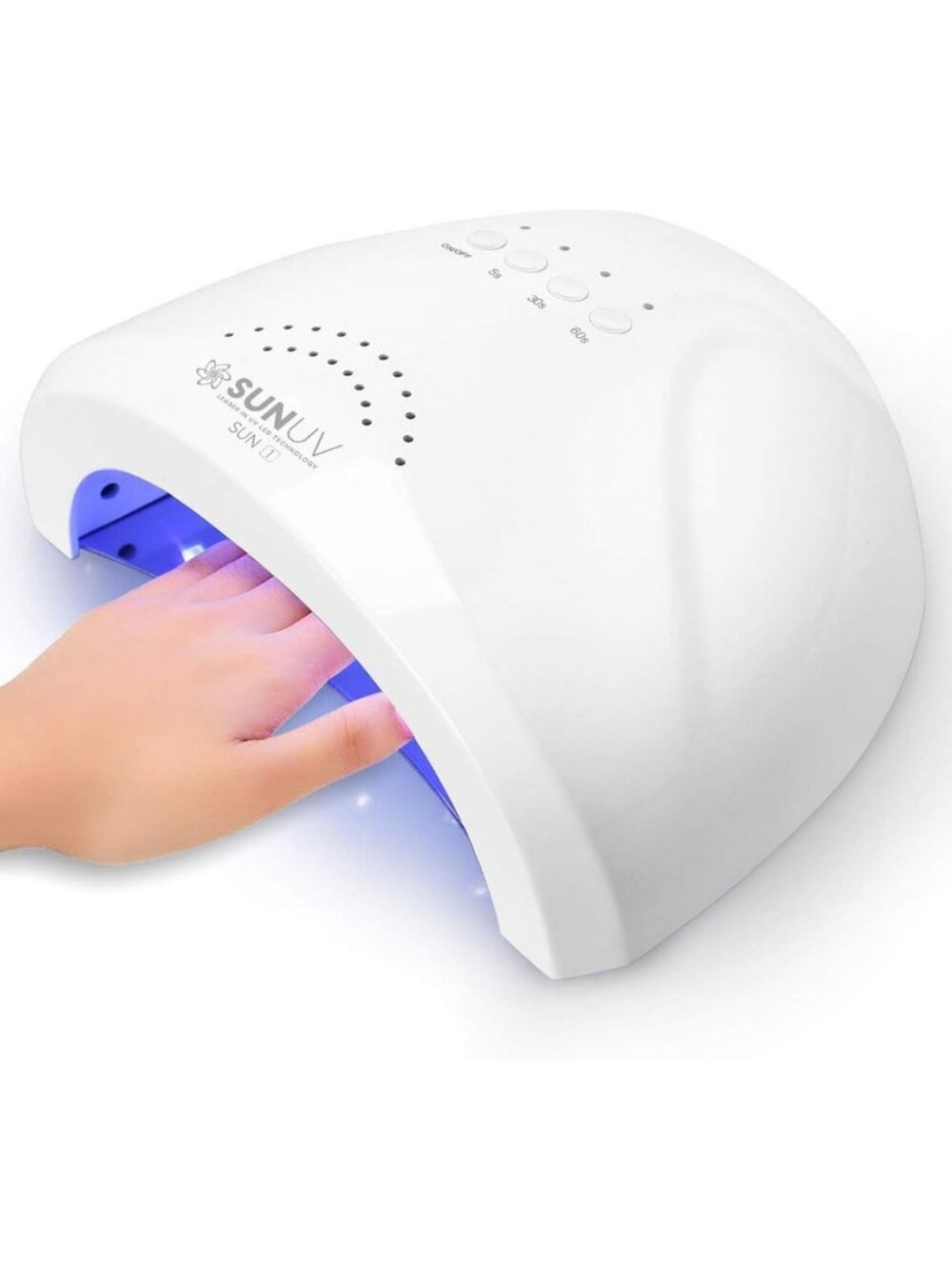 Professional UV LED Nail Lamp for Gel Polish - Fast Curing, Auto Sensor, 3